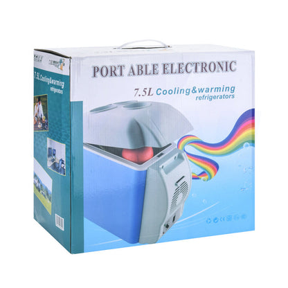 Car Mounted Refrigerator Dual-purpose 7.5L Portable Car Small Cold And Warm