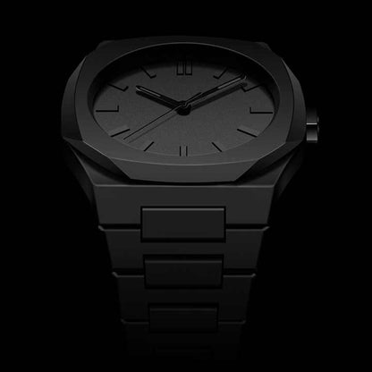 Black Aura Arabic Digital Plastic Strap Quartz Men's Watch