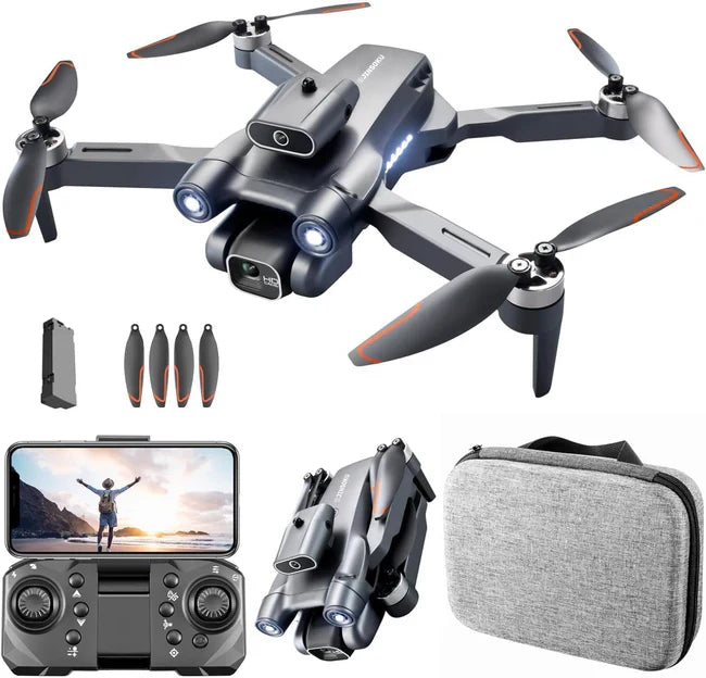 E99 Pro 8K Drone – Dual Camera– طائرة بدون طيار E99 Pro 8K – كاميرا مزدوجة، GPS 5G وبطارية مزدوجة