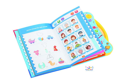 Intelligence Book for Kids , Touch buttons, voice speaking